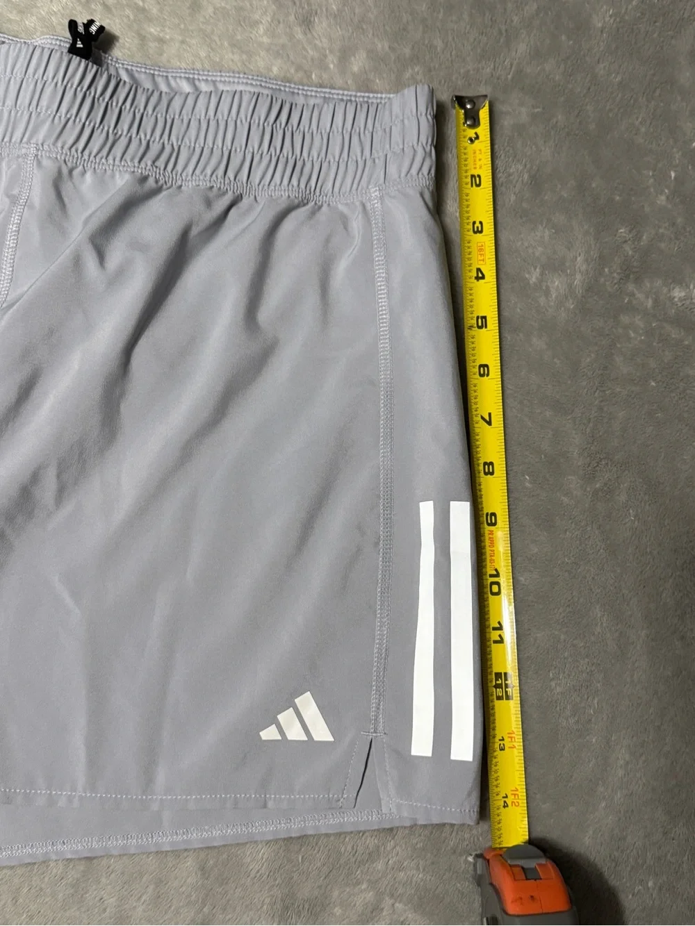 Adidas Women’s Own the Run Size M Athletic Shorts (Gray)